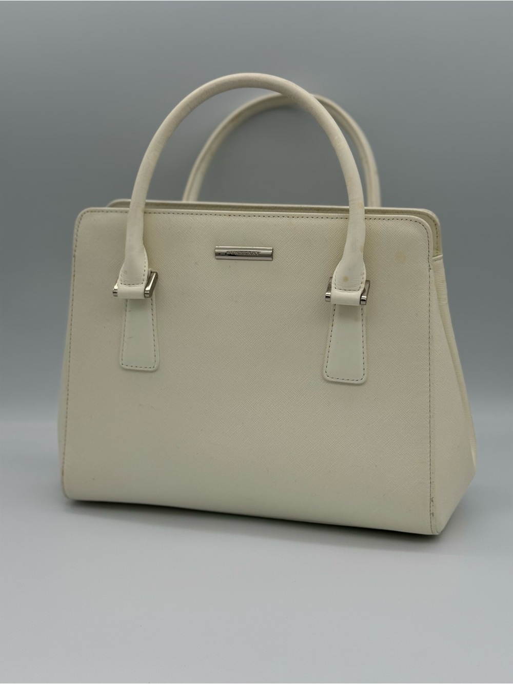 Burberry white satchel early 2000’s purse